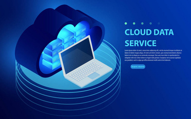 云數(shù)據(jù)中心、服務(wù)器機(jī)房圖標(biāo)、信息請(qǐng)求處理、計(jì)算機(jī)技術(shù)